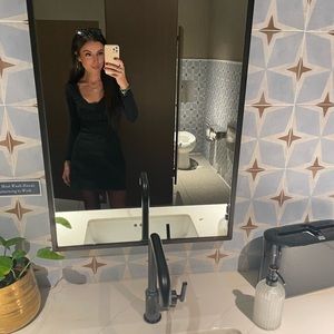 Zara mini denim dress